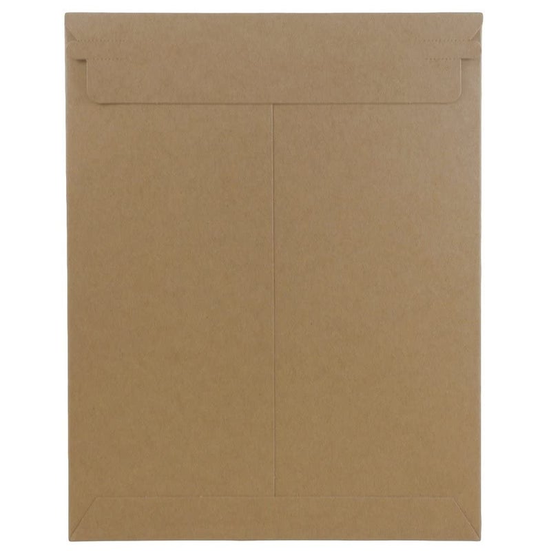JAM Paper أظرف بريدية مسطحة للصور من JAM PAPER مع إغلاق لاصق - 9 × 11 1/2 - بني كرافت - 6 أظرف صلبة/عبوة - Image 3